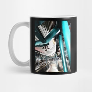 Rocket on Support Beam Mug